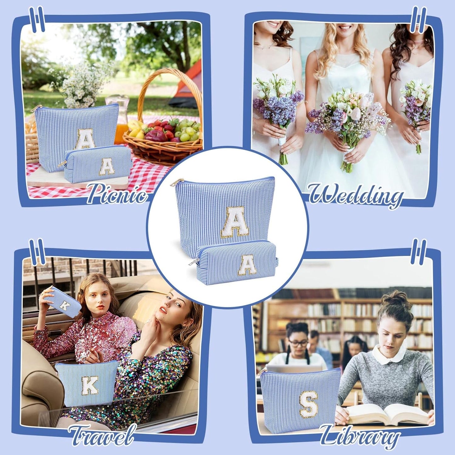 YOOLIFE Mom Gifts for Women, Travel Makeup Bag Organizer | Mother's Day Gift from Daughters | Small Travel Essentials Makeup Bag