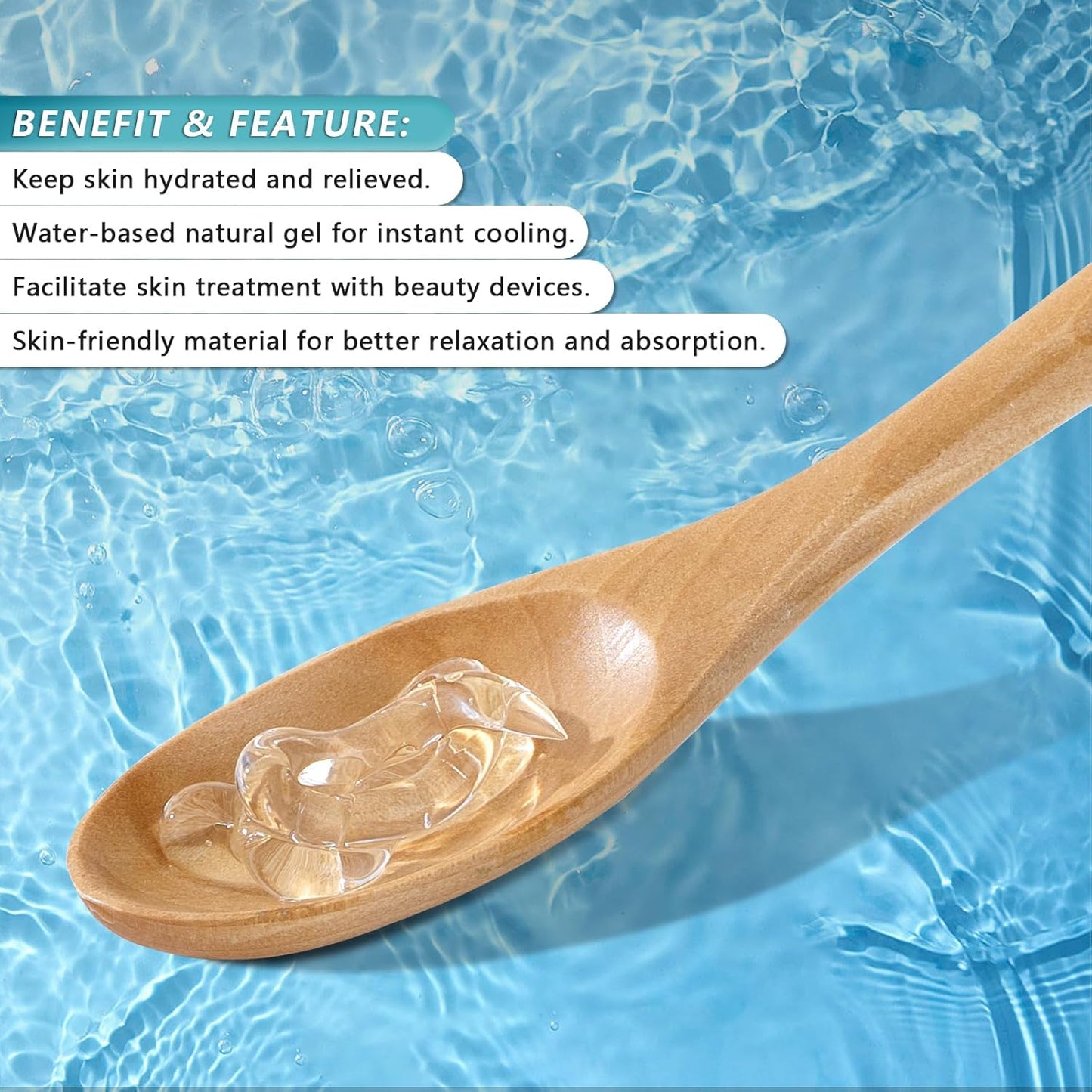 Conductive Gel for Face Microcurrent Skin Soothing and Hydrating, Pack of 2