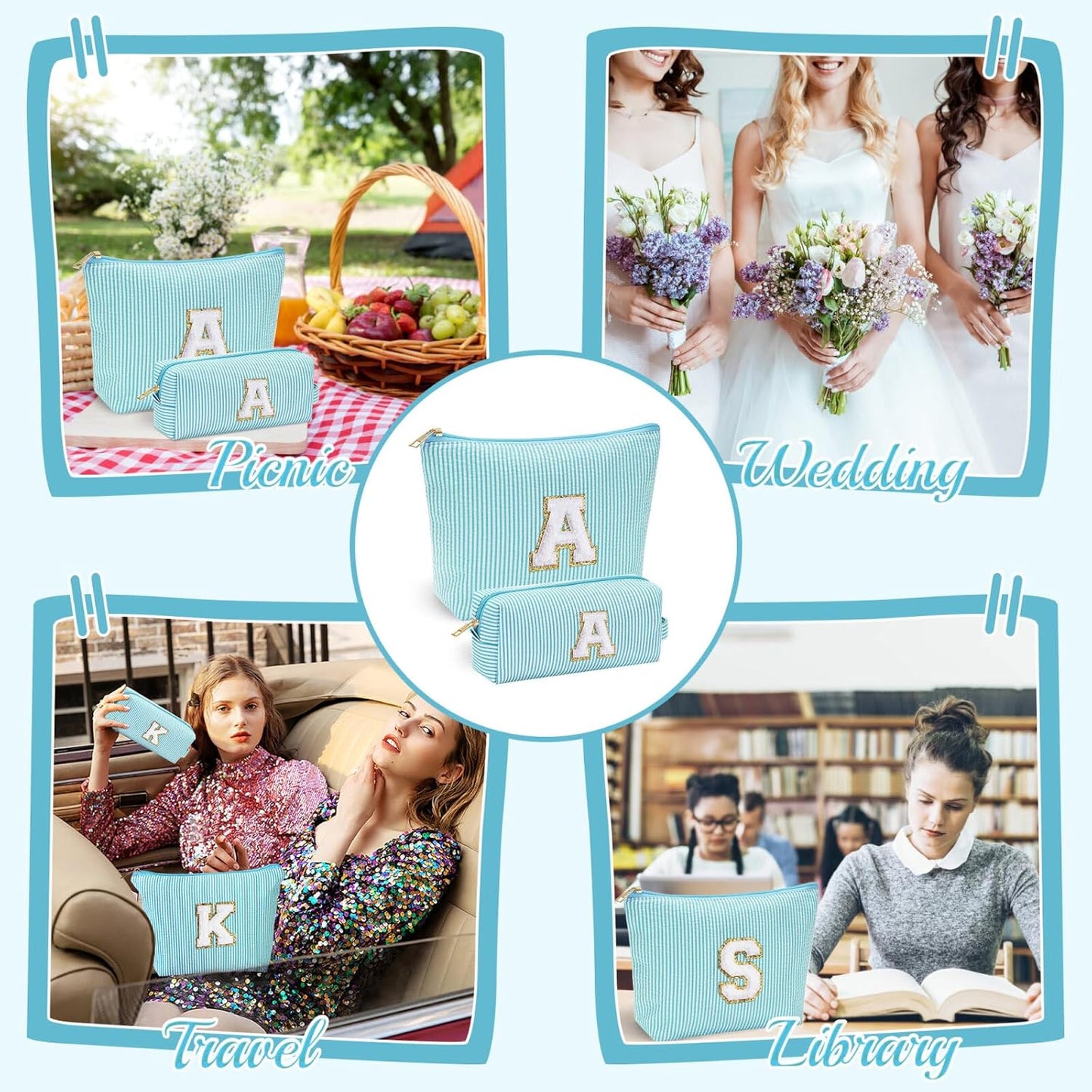 YOOLIFE Mothers Day Gifts for Mom - Small Cute Makeup Bag Pouch for Friend Female Her Mom | Birthday Gift for Women Ever Mom In Law Godmother Best | Cosmetic Travel Toiletry Bag Birthday Gift O