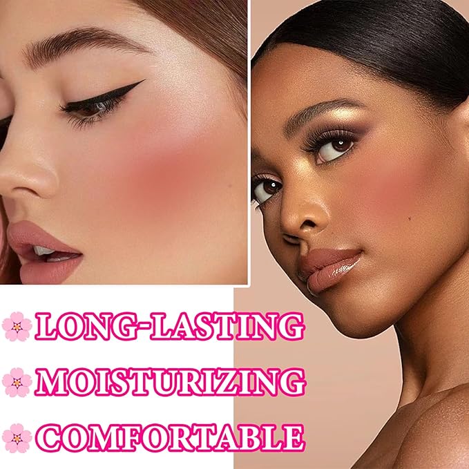 Cream Blush Stick,Blush Stick Long Lasting Non-greasy Multi Stick Blush for Women,Lightweight Concealer Waterproof Cream Blush Face Contouring Makeup Pen(06#)