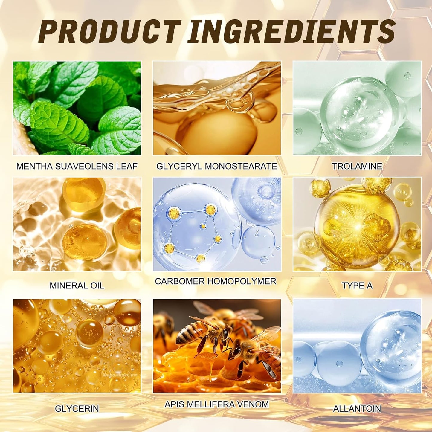 Bee Venom Comprehensive Cream, Firming & Wrinkle-Reducing Deeply Nourishes The Skin, Professional Bee Venom Skin Cream, Natural Serum for All Skin Types (2pcs)