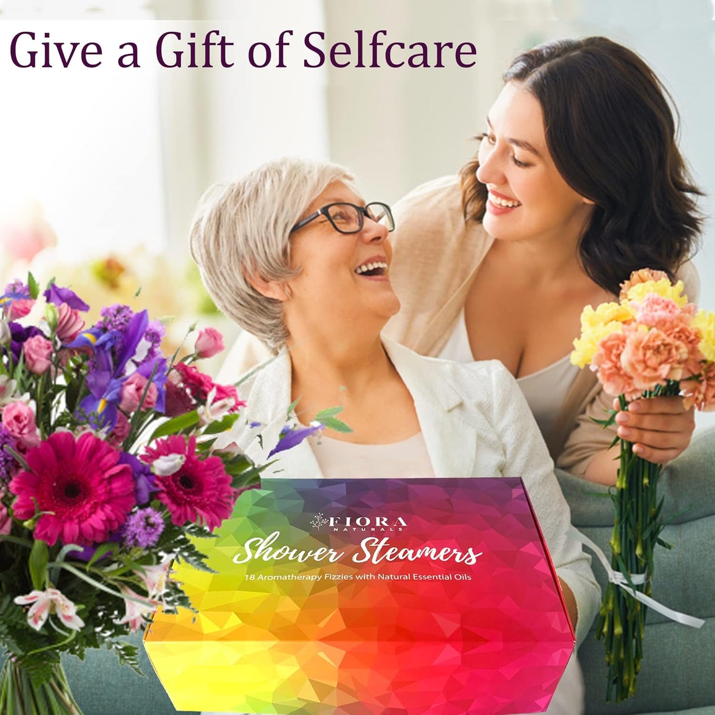 Shower Steamers Aromatherapy - 18 Shower Bombs Aromatherapy Gift Set with Organic Essential Oils for Relaxation and SelfCare. Bath Bombs Tablets, Birthday Gift for Her, Wife