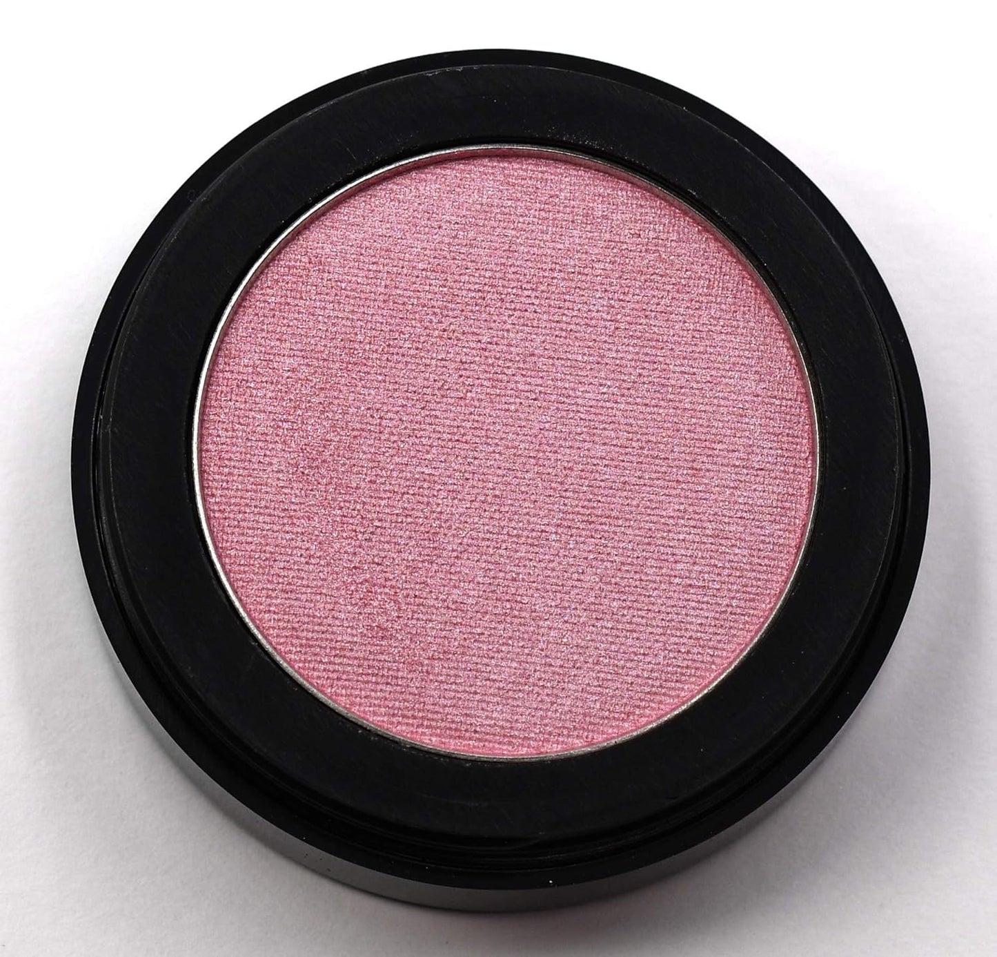 Pink Glow Satin Light Baby Pink Opal Sunkissed Shimmering Shimmer Pressed Powder Single Vegan Eyeshadow; Talc, Paraben & Cruelty Free
