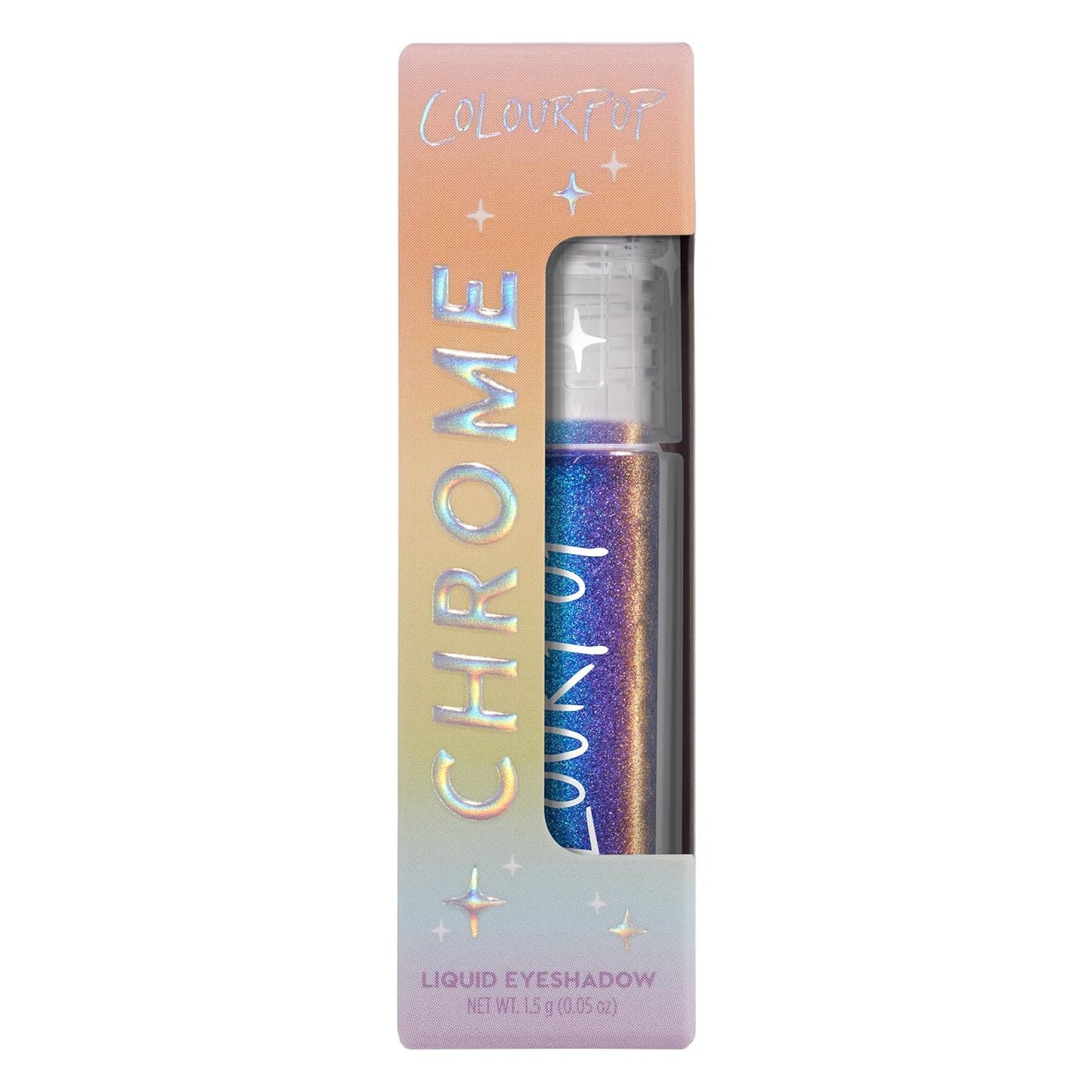 ColourPop Chrome Liquid Eyeshadow - Color-Shifting Chrome Eyeshadow with Long-Lasting & Ultra-Pigmented Formula - Morpho (0.05 oz)
