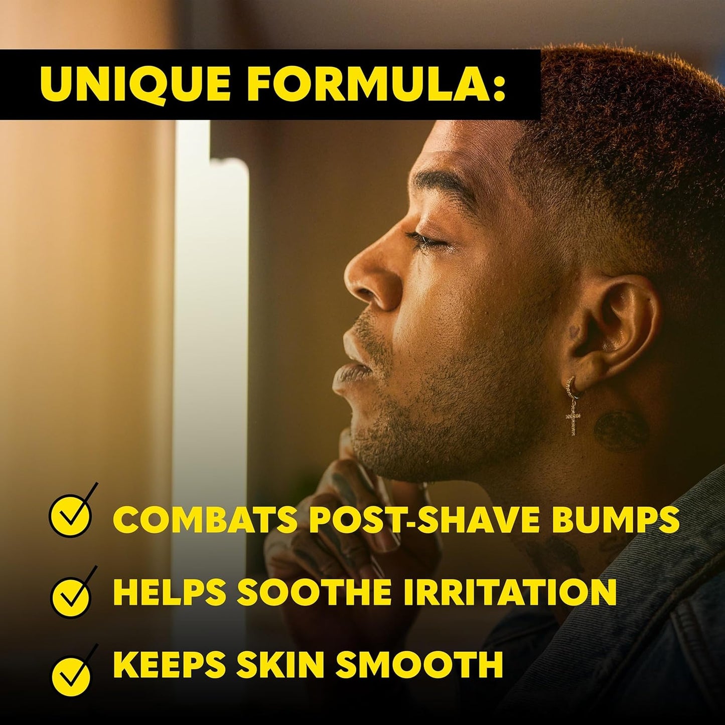 The Beard Club Aftershave for Men – Soothing After Shave Lotion for Men with Chamomile, Tea Tree Oil & Willow Bark – Post Shave Balm Calms Irritation, Prevents Razor Burn & Bumps - 3.4 Fl Oz - 3 Pack