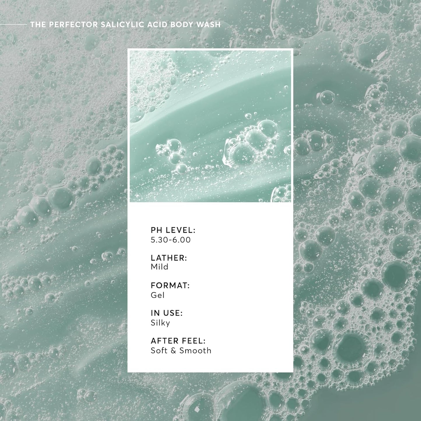 Naturium The Perfector Salicylic Acid Body Wash, Gentle & Smoothing Cleanser, 16.9 oz