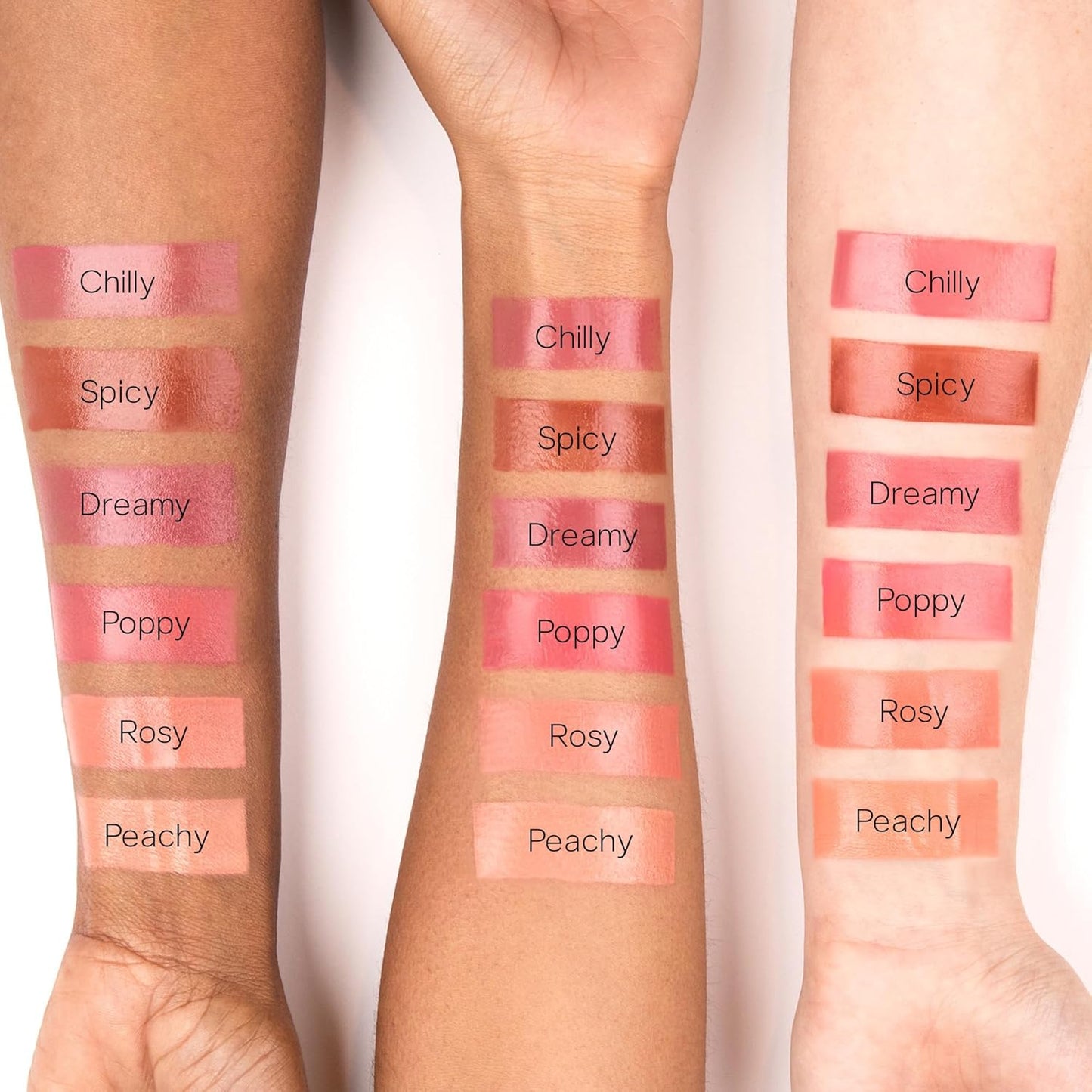 Saie Dew Liquid Blush for Cheeks - Hydrating Cream Blush Stick with a Blendable + Buildable Formula - Skincare Infused Dewy Cheek Tint for a Natural Flush - Glowy Makeup Essential - Spicy (.40 oz)