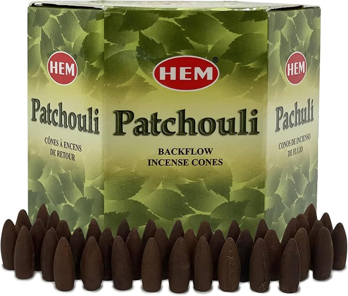 Patchouli Backflow Incense Cones for Waterfall Aromatic Smoke Fountain Haze Falls