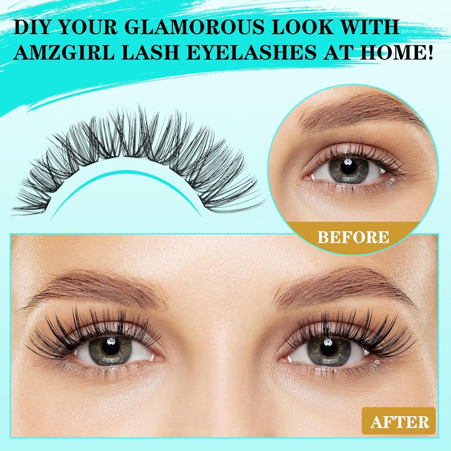 Lash Clusters Kit 240PCS Eyelash Extension Kit D Curl Wispy Clusters Lash DIY Lashes Extensions Kit Natural Individual Lashes Kit with Lash Bond and Seal Eyelash Tweezer(40D,D-Mix9-16mm)