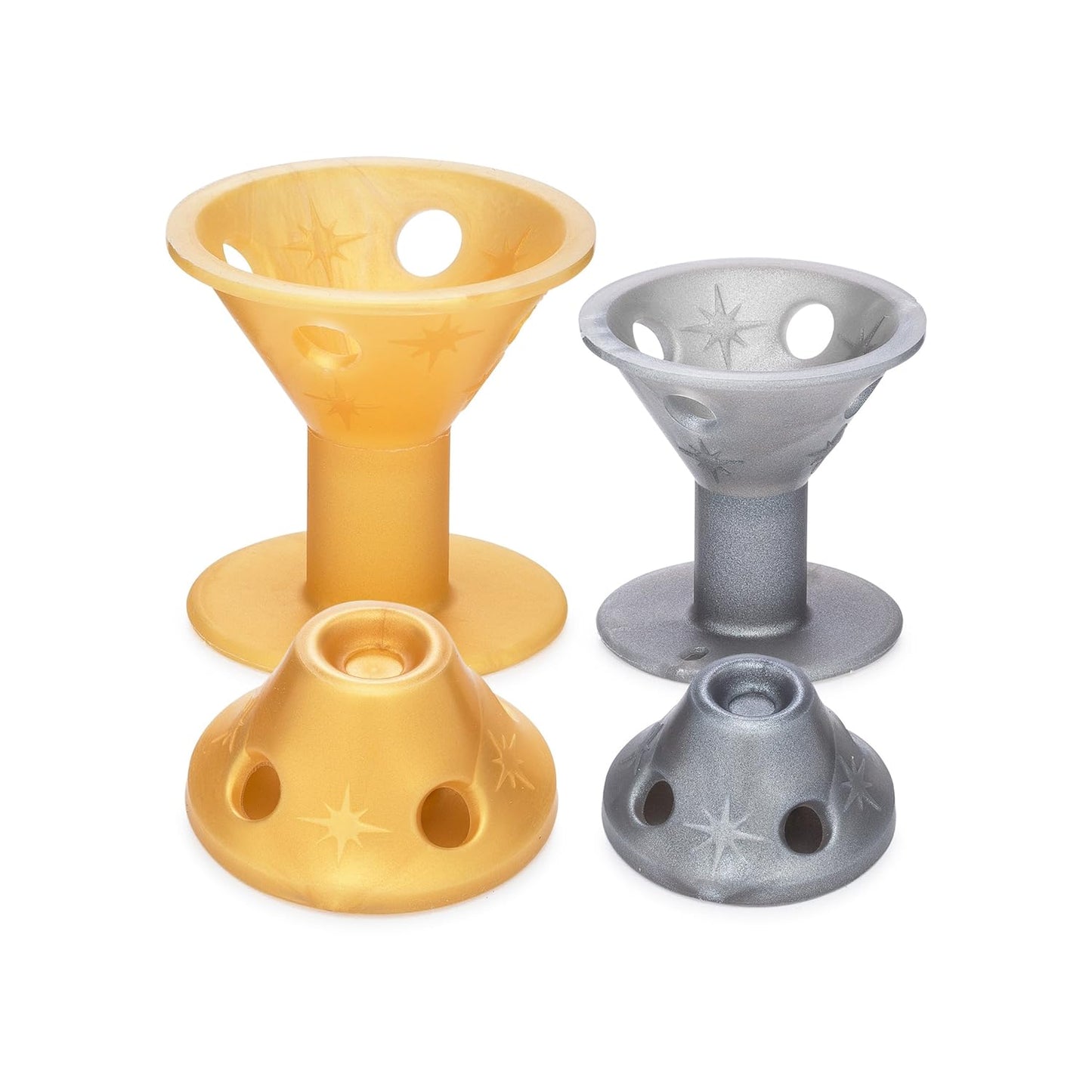 Hair Curlers Beach Waves & Spiral Ringlets Heatless Curler Kit, 20 Curlers (8 Jumbo 12 Medium), for hair up to 18" (46cm) long