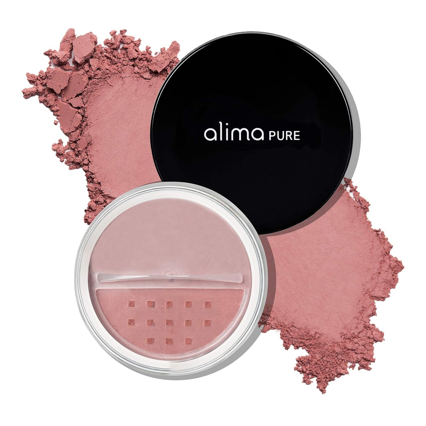Alima Pure Loose Mineral Blush - Powder Makeup for Cheeks, Satin Matte Finish, Pink Blush, Talc Free, Vegan .15 oz/ 4.5 g