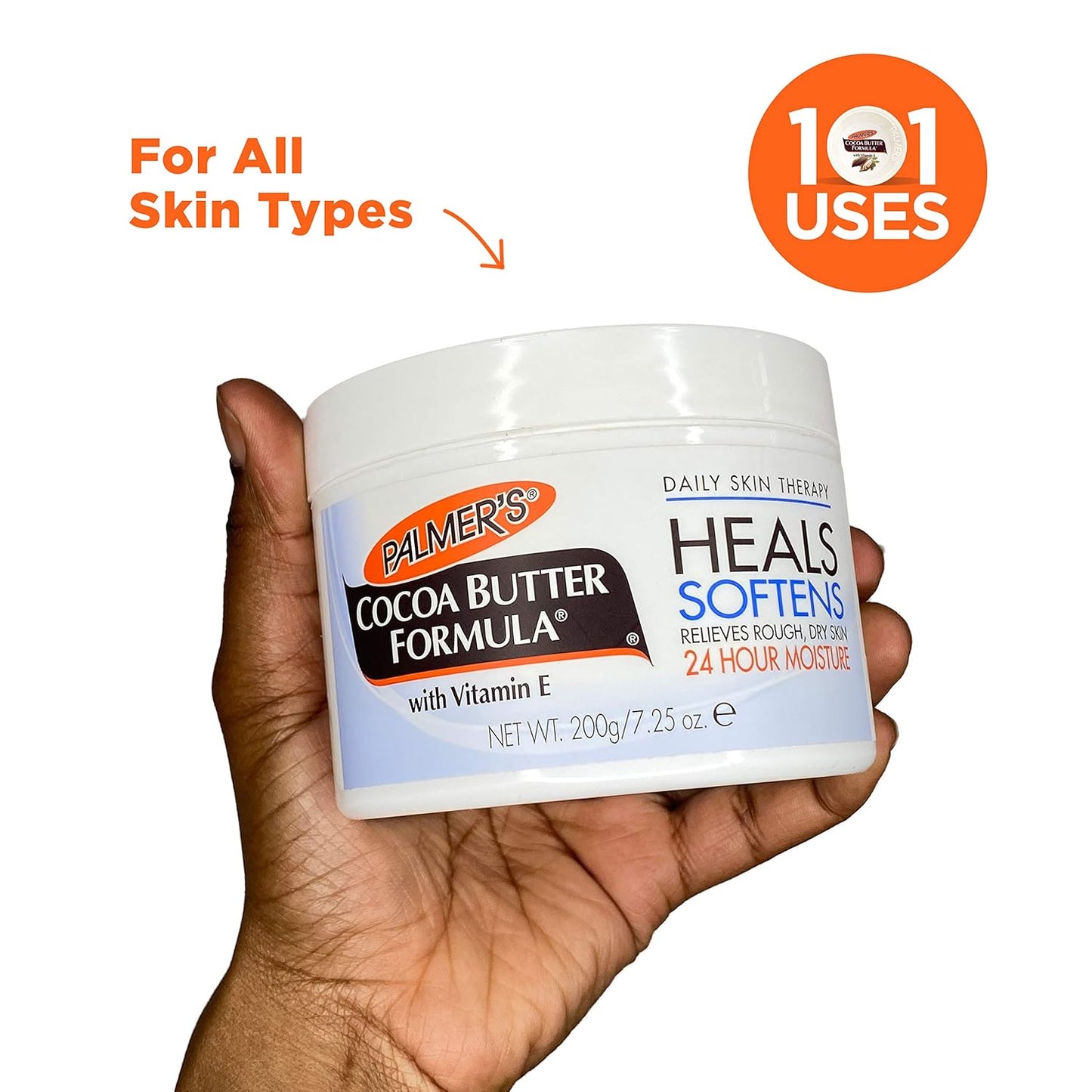 Palmer’s Cocoa Butter Formula Daily Skin Therapy, Solid Formula, 7.25 Ounces (Pack of 3) .pack