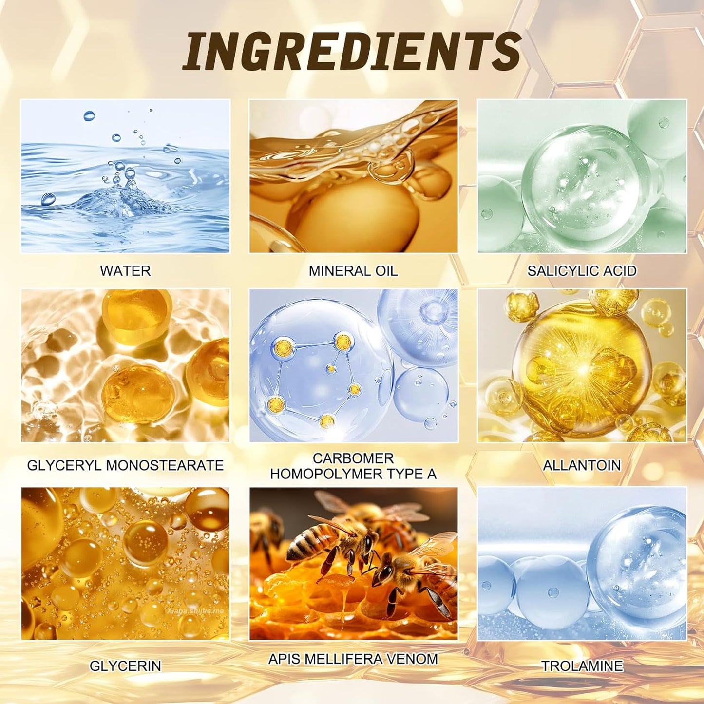 2PCS Bee Venom Comprehensive Cream,Bee Venom Hydrating Moisturizing Cream,for All Skin Types