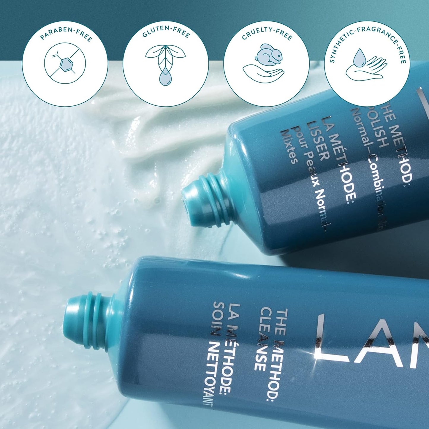 Lancer Skincare The Method: Polish Facial Exfoliator, Daily Exfoliating Face Scrub with Natural Minerals, Sensitive Dehydrated Skin, 4.2 Fluid Ounces