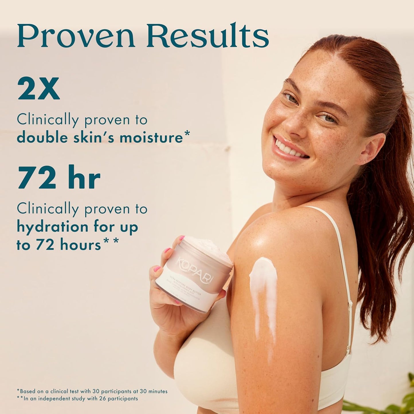 Kopari Ultra Restore Body Butter, Whipped Lightweight Formula, Hyaluronic Acid & Mango Butter, Deep Long-Lasting Moisture, Tahitian Vanilla 7.7 oz