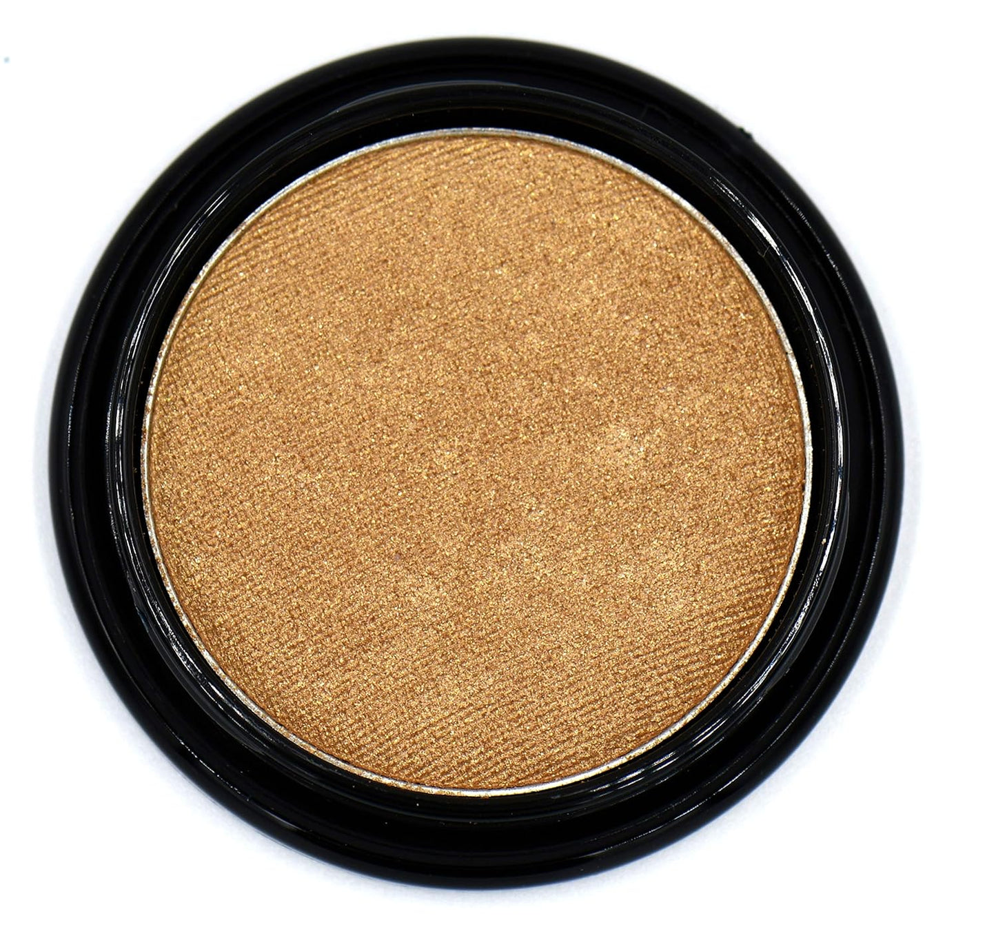 Goddess Glow Nude Gold Beige Glam Baked Shimmer Pressed Powder Single Vegan Eyeshadow; Talc, Paraben & Cruelty Free