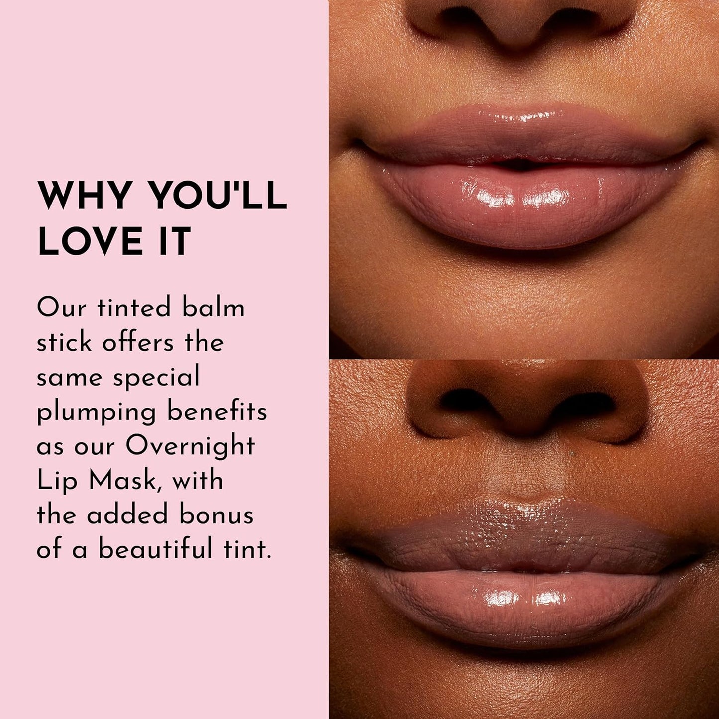 LAWLESS Forget the Filler Lip Plumping Line Smoothing Tinted Balm, Whisper, Pink, 0.09 Ounce