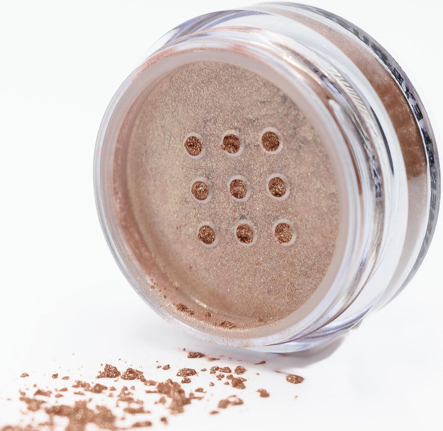 Adobe Glaze Copper Bronze Light Red Pink Loose Eyeshadow Powder Pigment, Single Glitter Mineral Dust Jar Pot, Vegan, Talc & Paraben Free, No Animal Testing & Cruelty Free