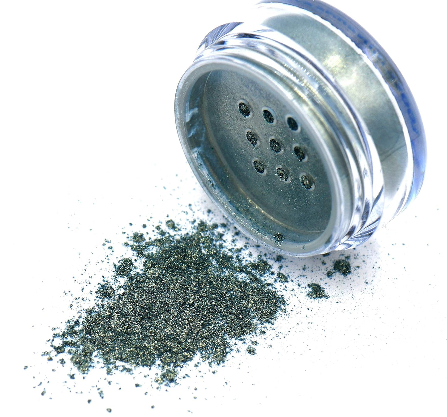 Emerald City Teal Jewel Green & Hints of Golden Sparkle Single Loose Powder Eyeshadow; Vegan, Talc & Paraben Free
