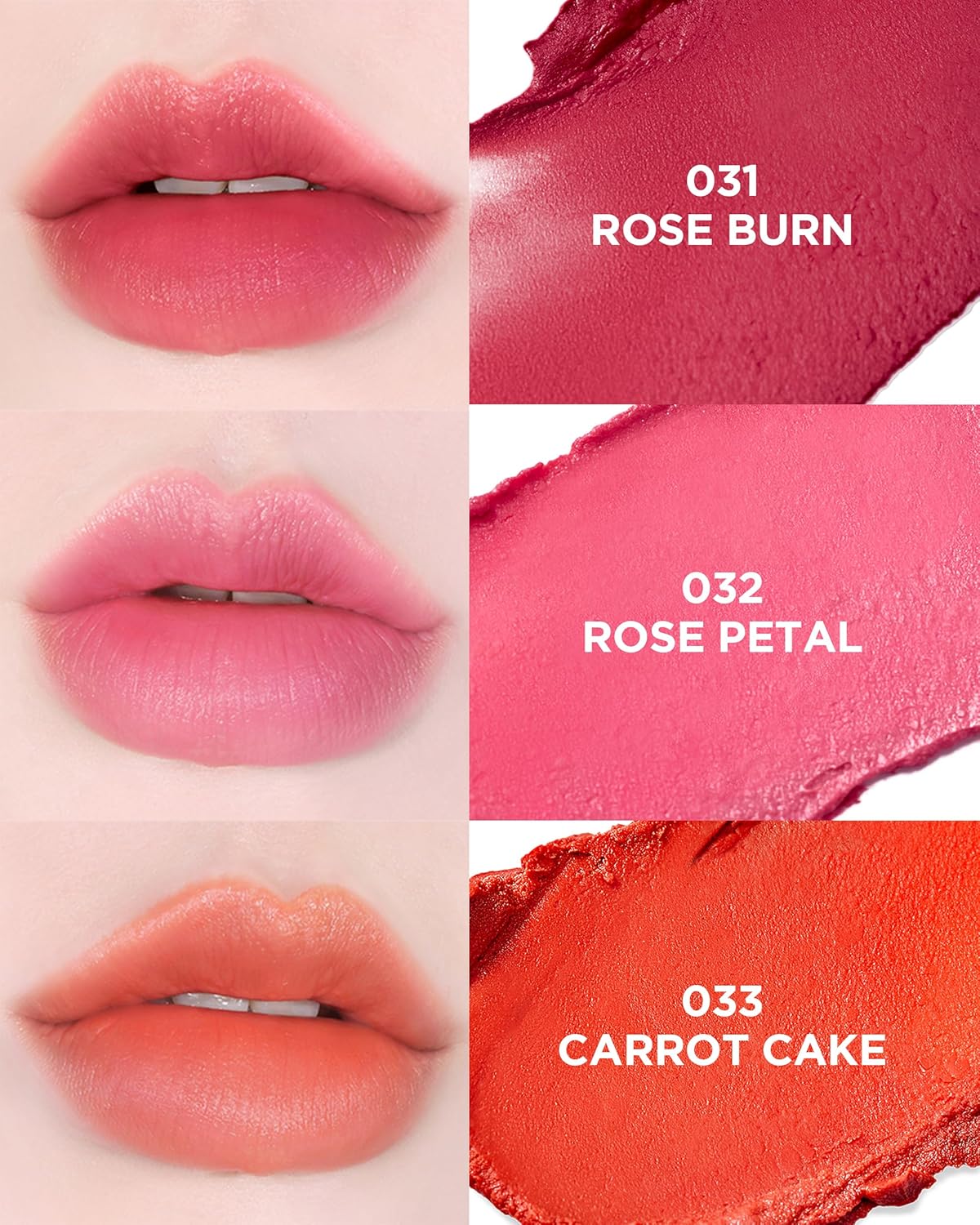 [TOCOBO] Powder Cream Lip Balm 031 Rose Burn 0.67 oz / 19g | Soft Matte Velvet Type Vegan Lip Balm & Creamy Powder Texture without Exfoliation, mother's day